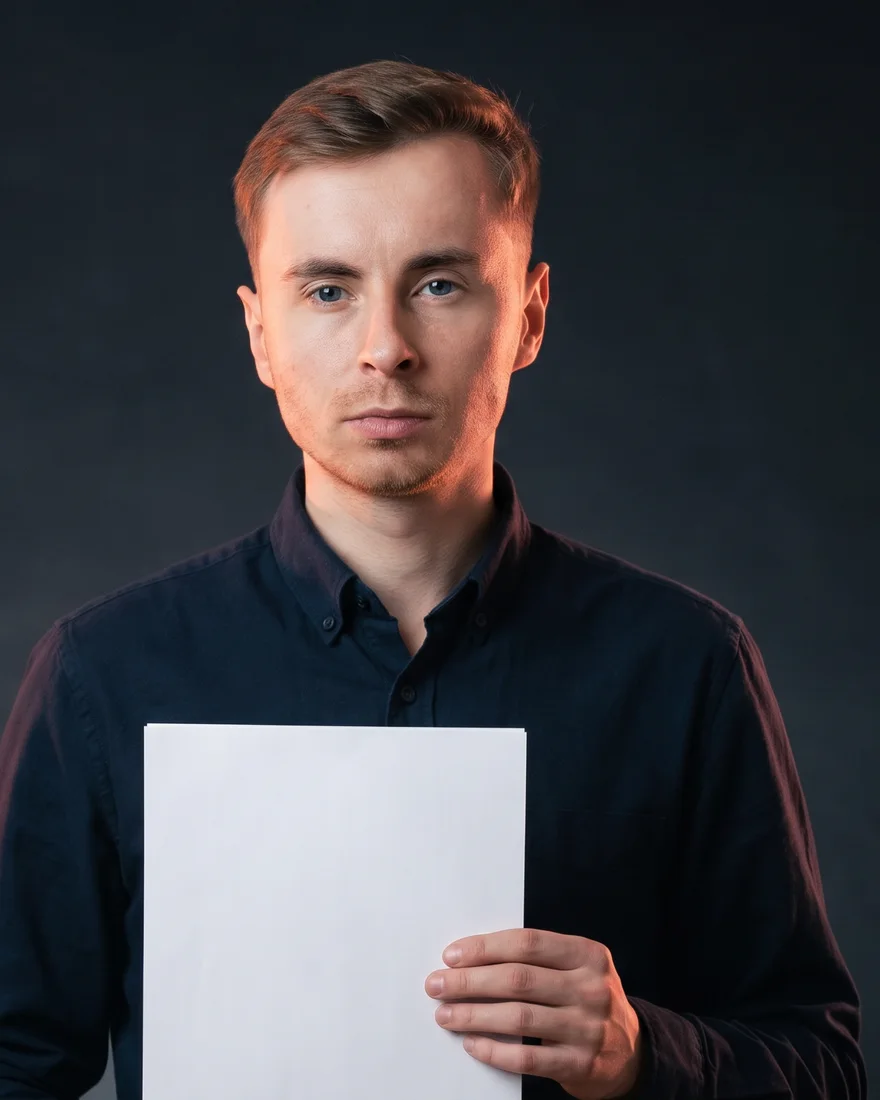 Nicolas, fondateur de BetterCallHealth, une feuille d’analyses à la main
