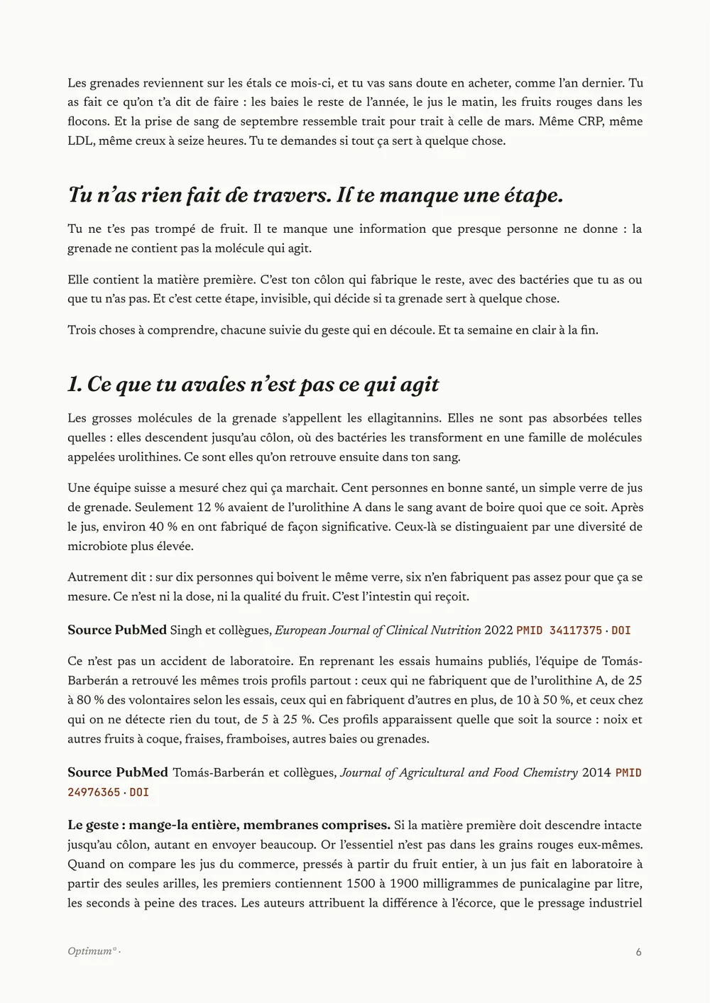 Page 6 du numéro découverte, Septembre 2026