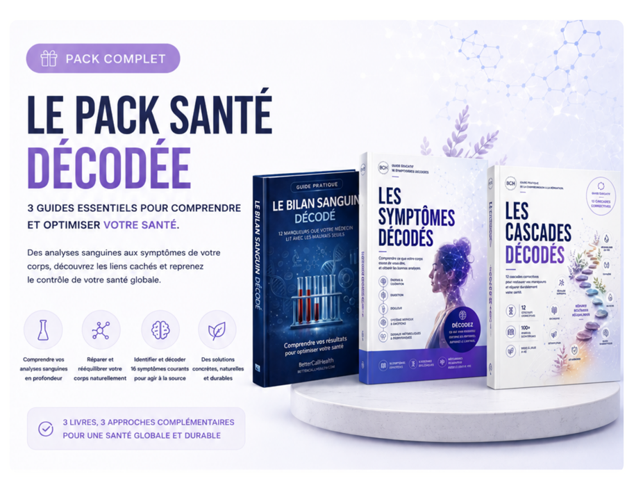 La Trilogie Décodée, les 3 tomes Bilan, Symptômes et Cascades